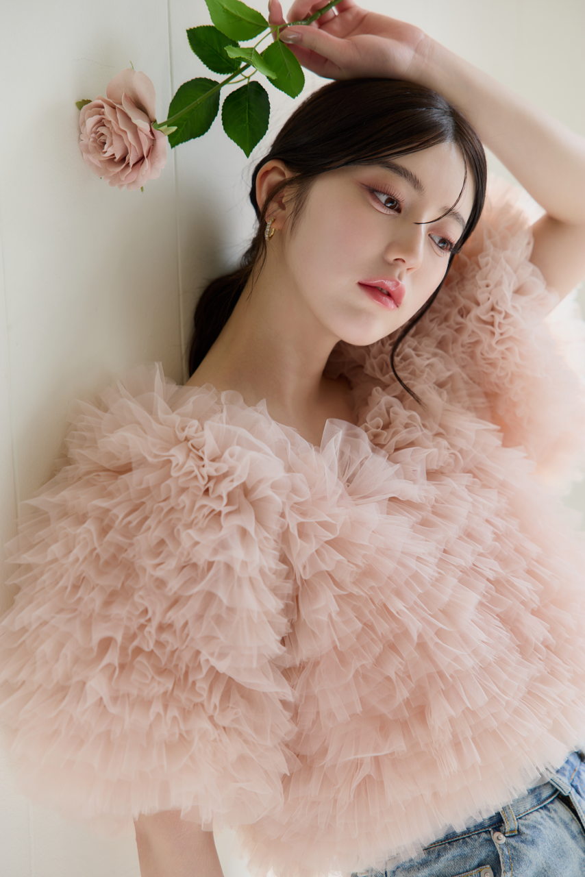 スフレフリルボレロトップス – poláura OFFICIAL ONLINE STORE