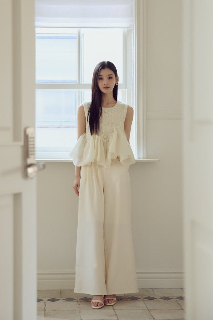 アシンメトリータックワイドパンツ – poláura OFFICIAL ONLINE STORE