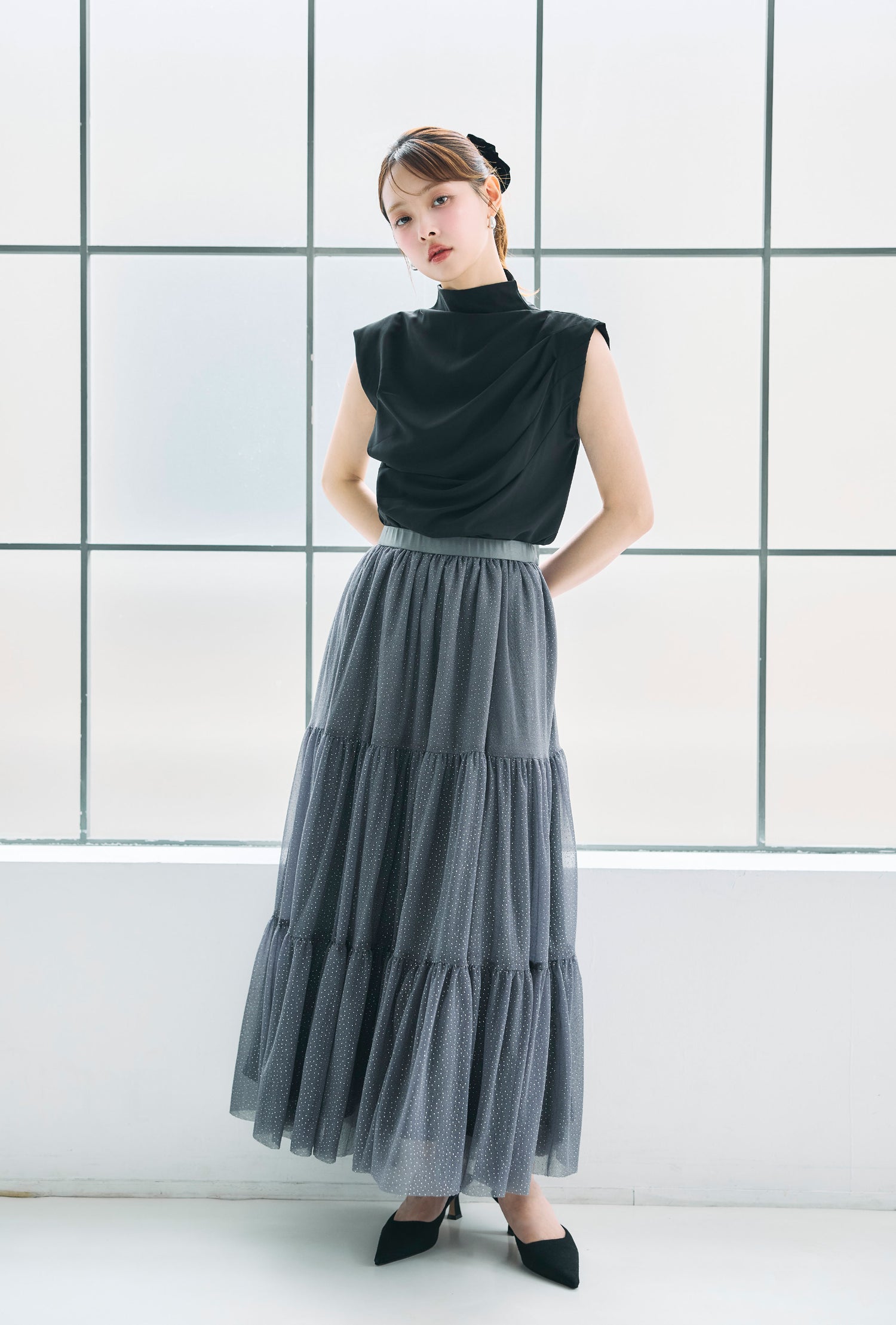 モデル身長:172cm サイズ:FREE カラー:navy