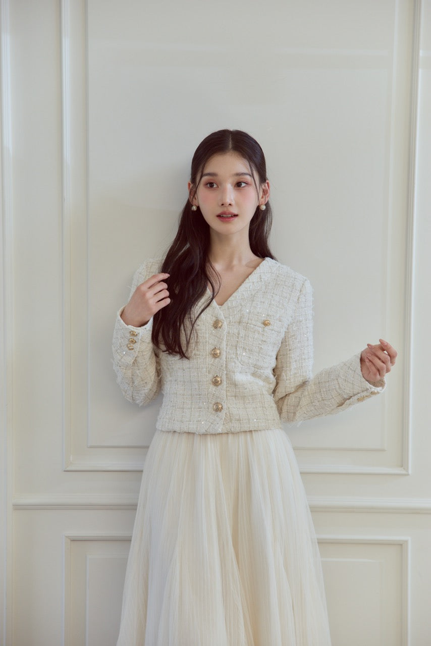 ルミナスツイードコンパクトジャケット – poláura OFFICIAL ONLINE STORE