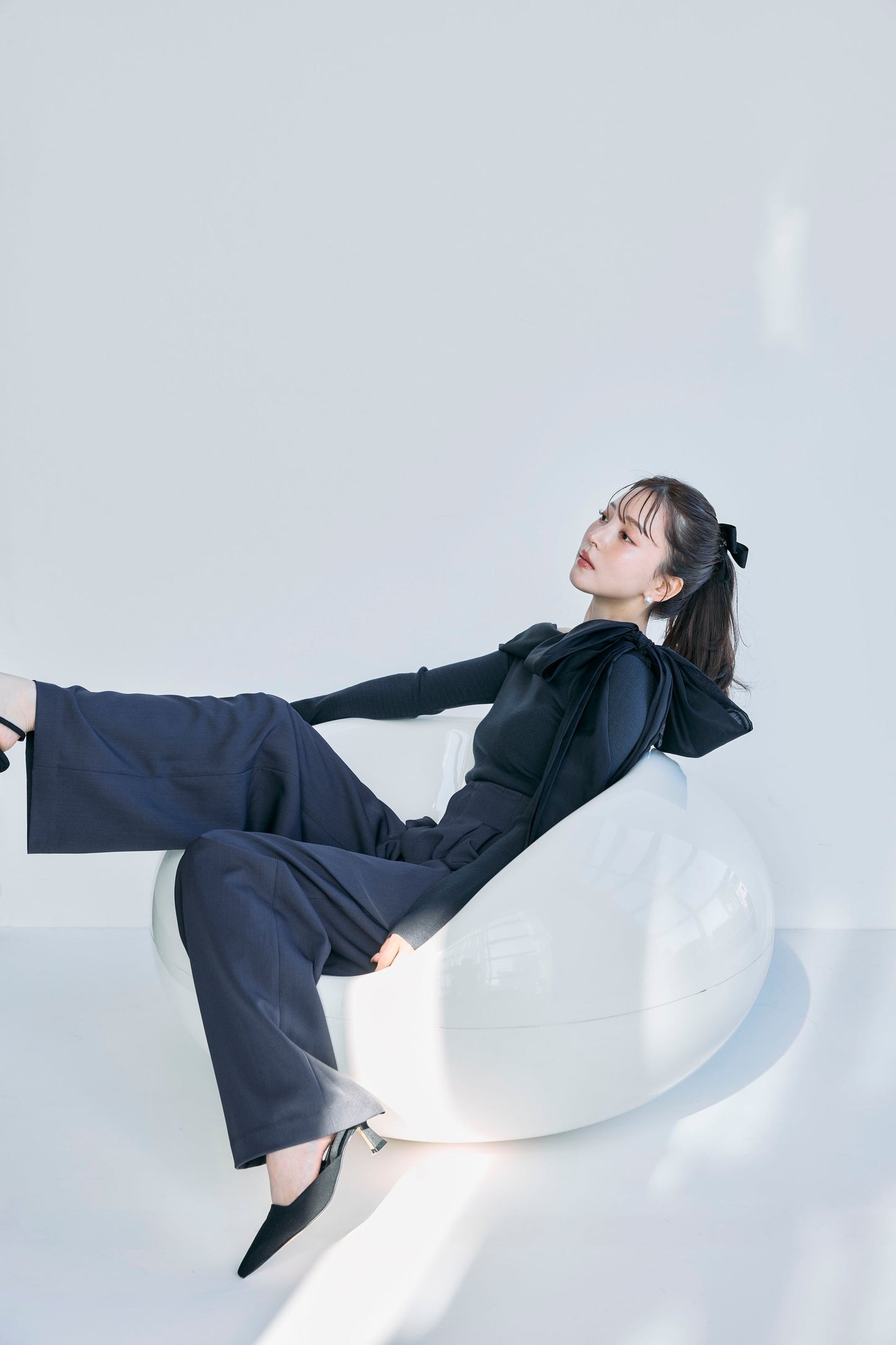 モデル身長:160cm サイズ:M カラー:grey