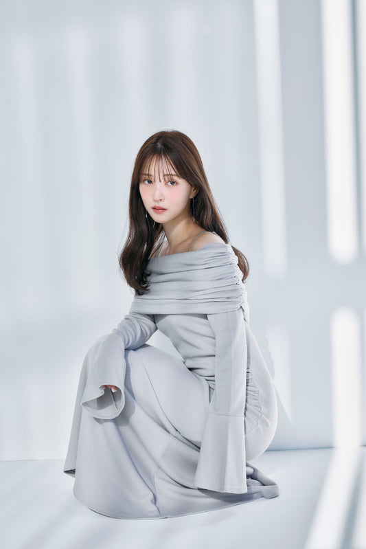 モデル身長:155cm サイズ:S カラー:white