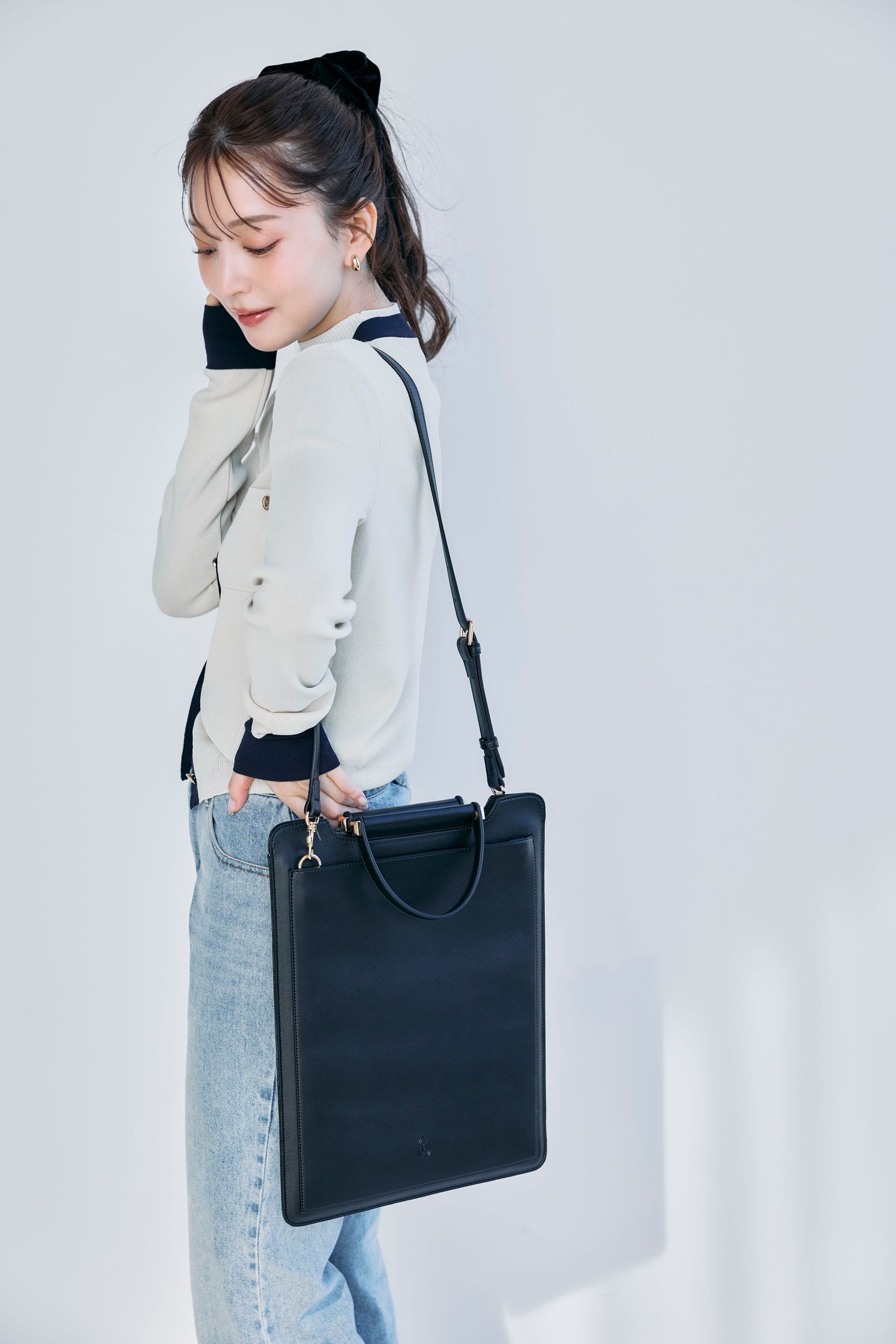 モデル身長:160cm サイズ:FREE カラー:ivory
