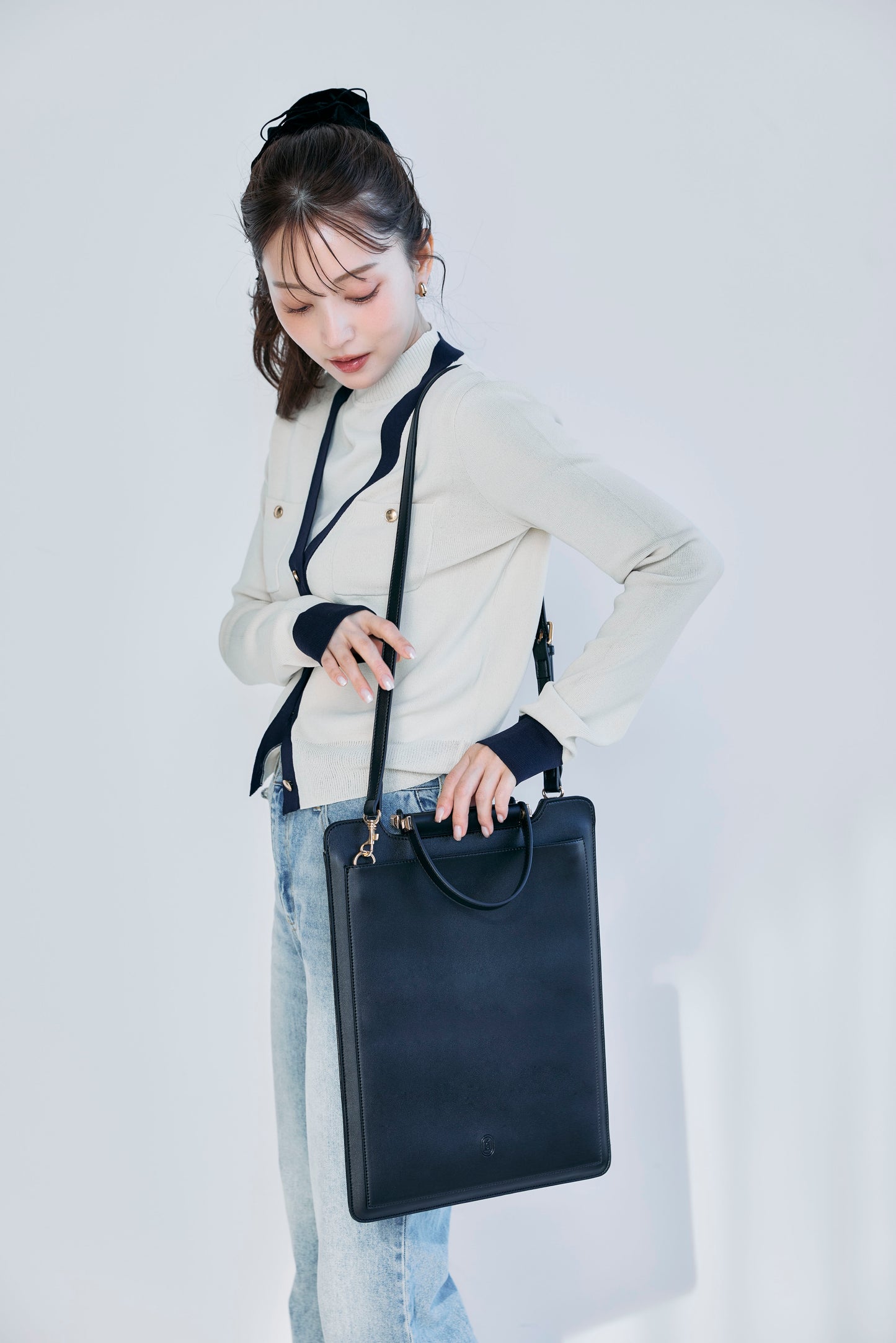 モデル身長:160cm サイズ:FREE カラー:ivory