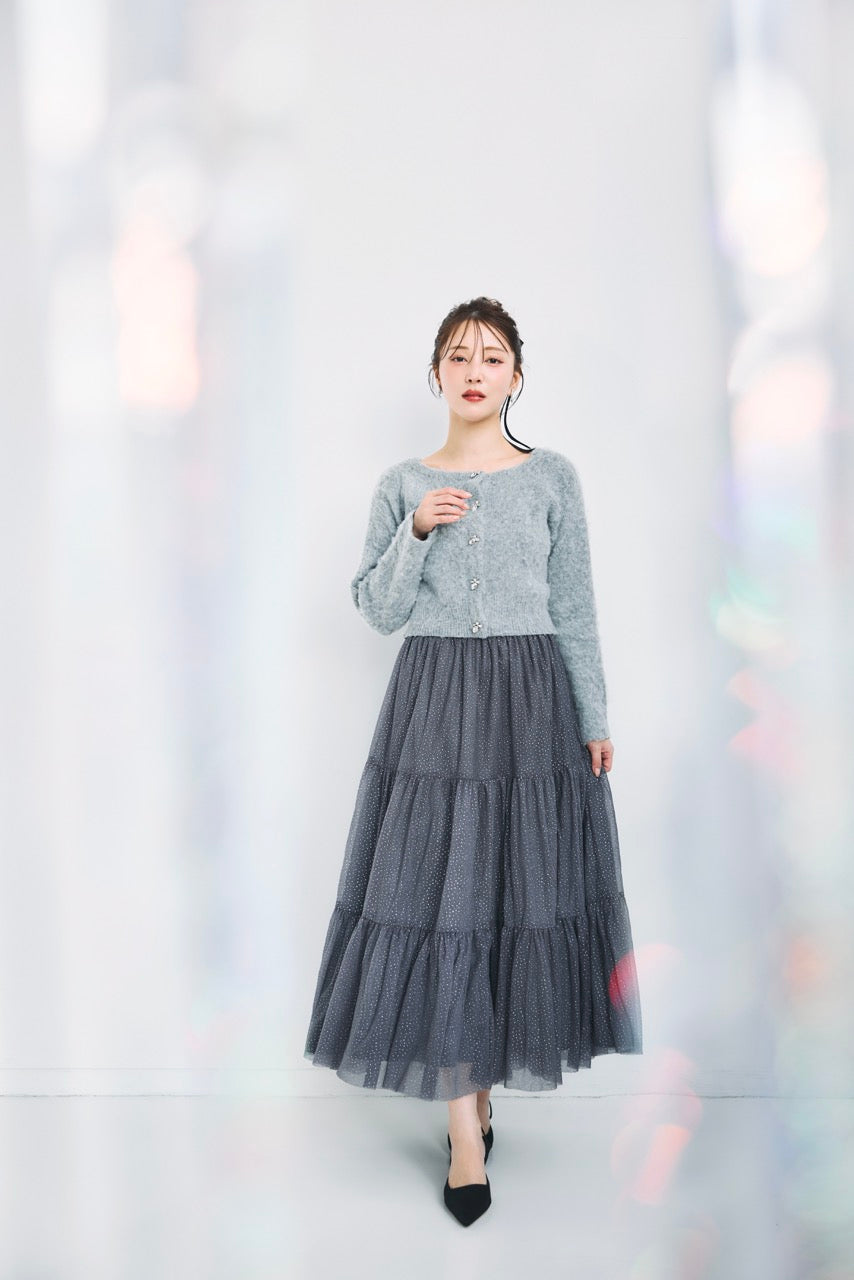 ラメチュールティアードスカート – poláura OFFICIAL ONLINE STORE