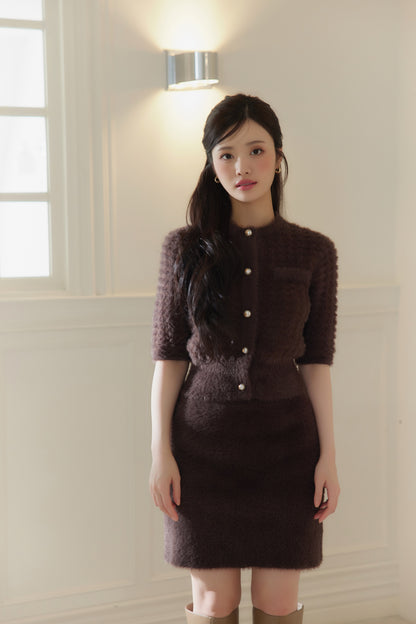 モデル身長：164cm　サイズ：FREE　カラー：brown