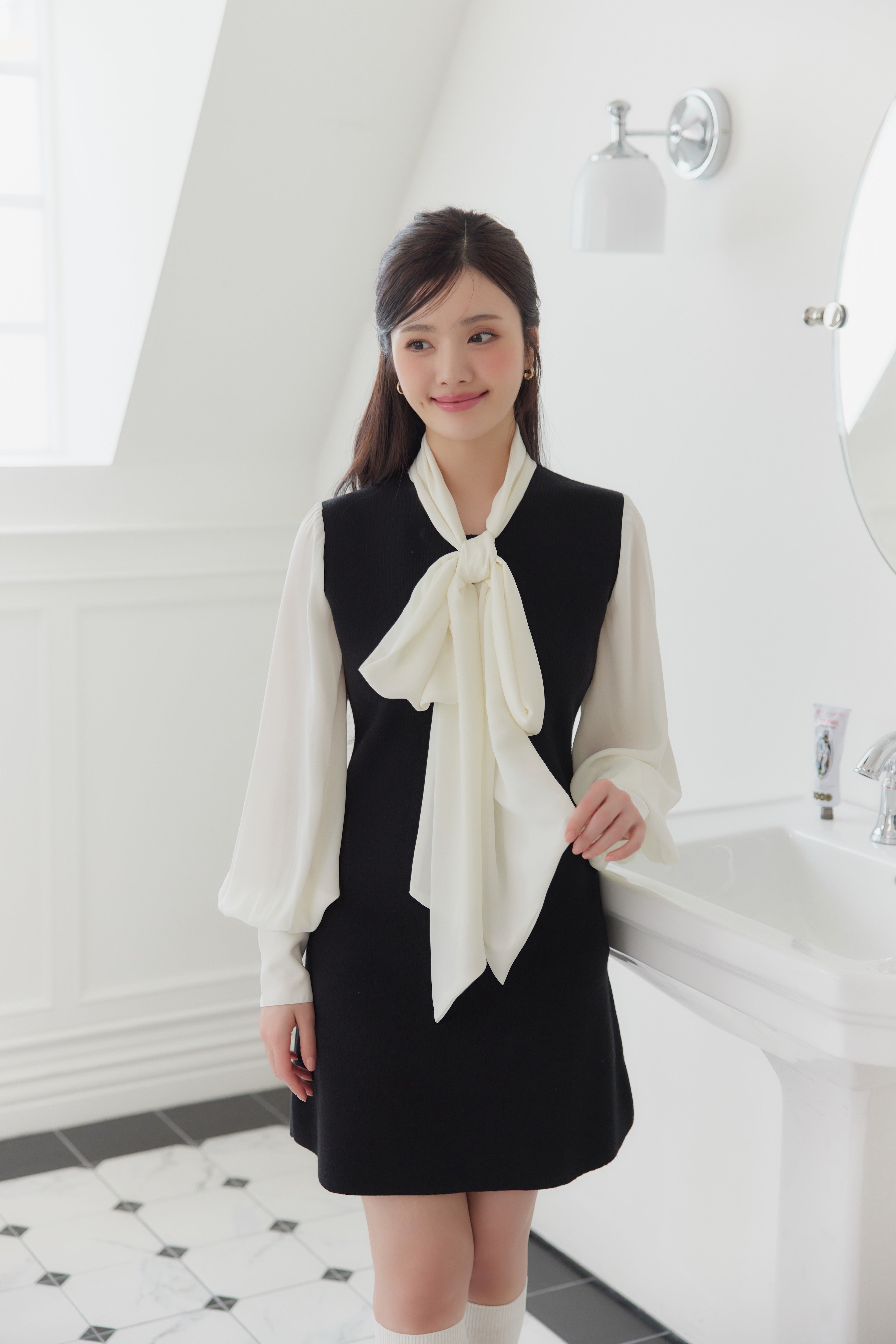 リボンドッキングワンピース – poláura OFFICIAL ONLINE STORE