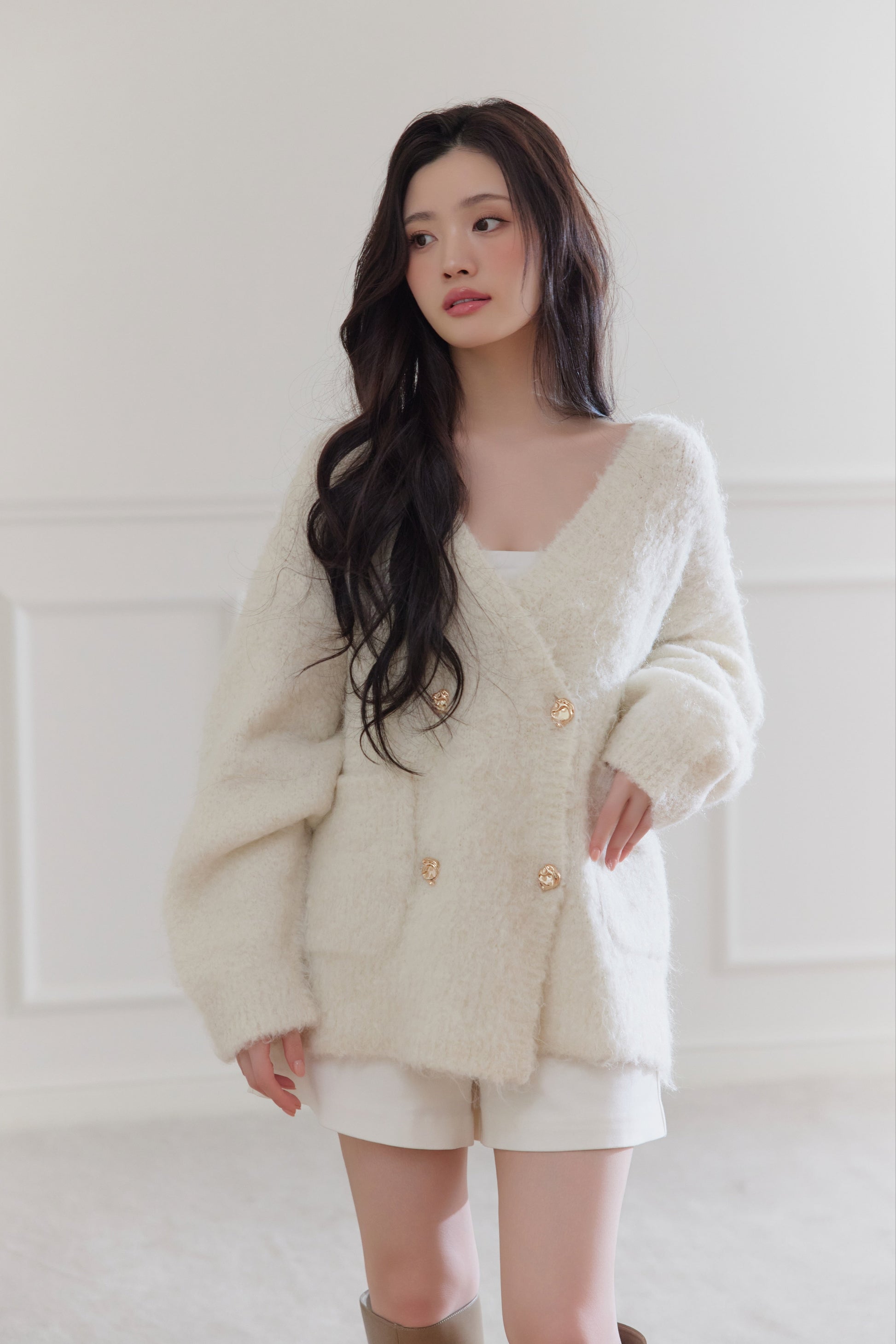 モデル身長：164cm カラー：white