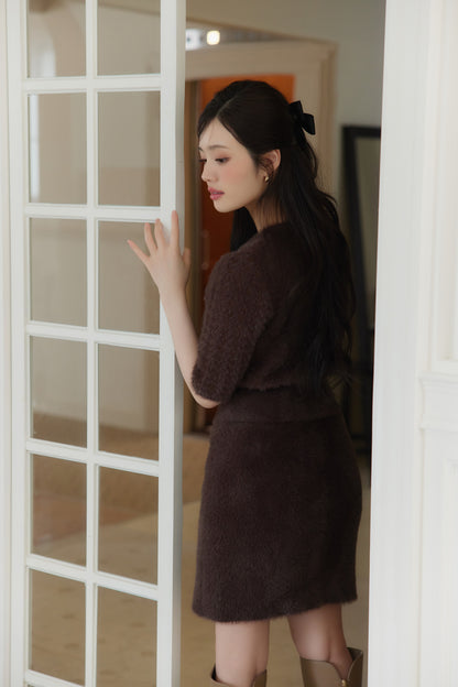 モデル身長：164cm　サイズ：FREE　カラー：brown