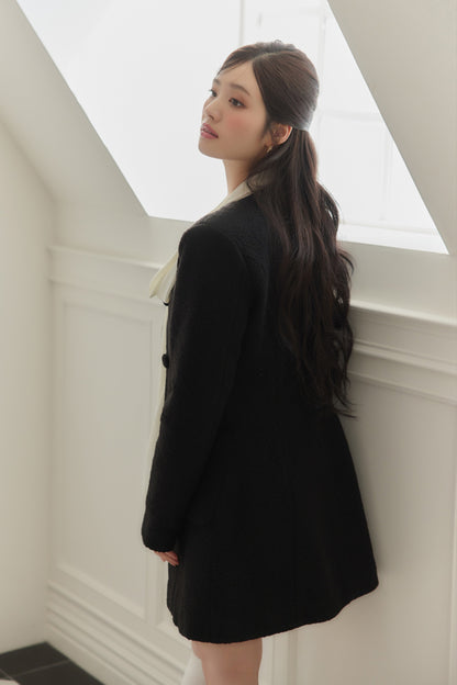 モデル身長：164cm サイズ：M カラー：black