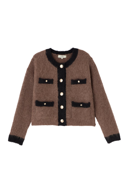 カラー：brown base × black
