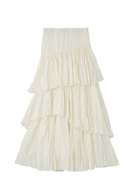 ヴィンテージサテンアシンメトリースカート