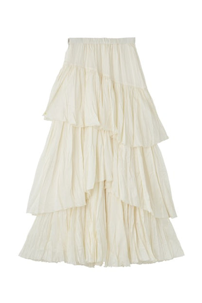 ヴィンテージサテンアシンメトリースカート