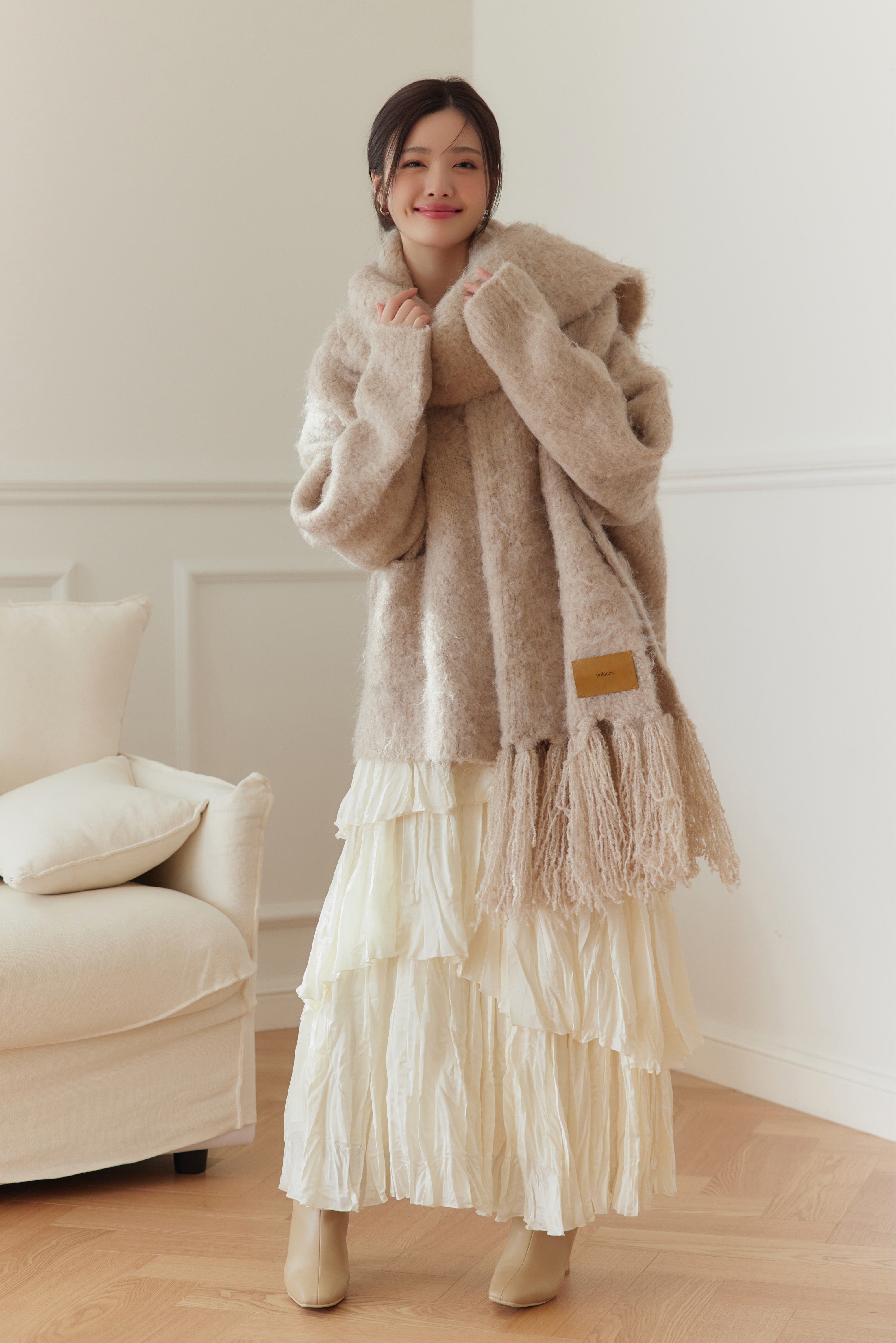 ヴィンテージサテンアシンメトリースカート – poláura OFFICIAL ONLINE