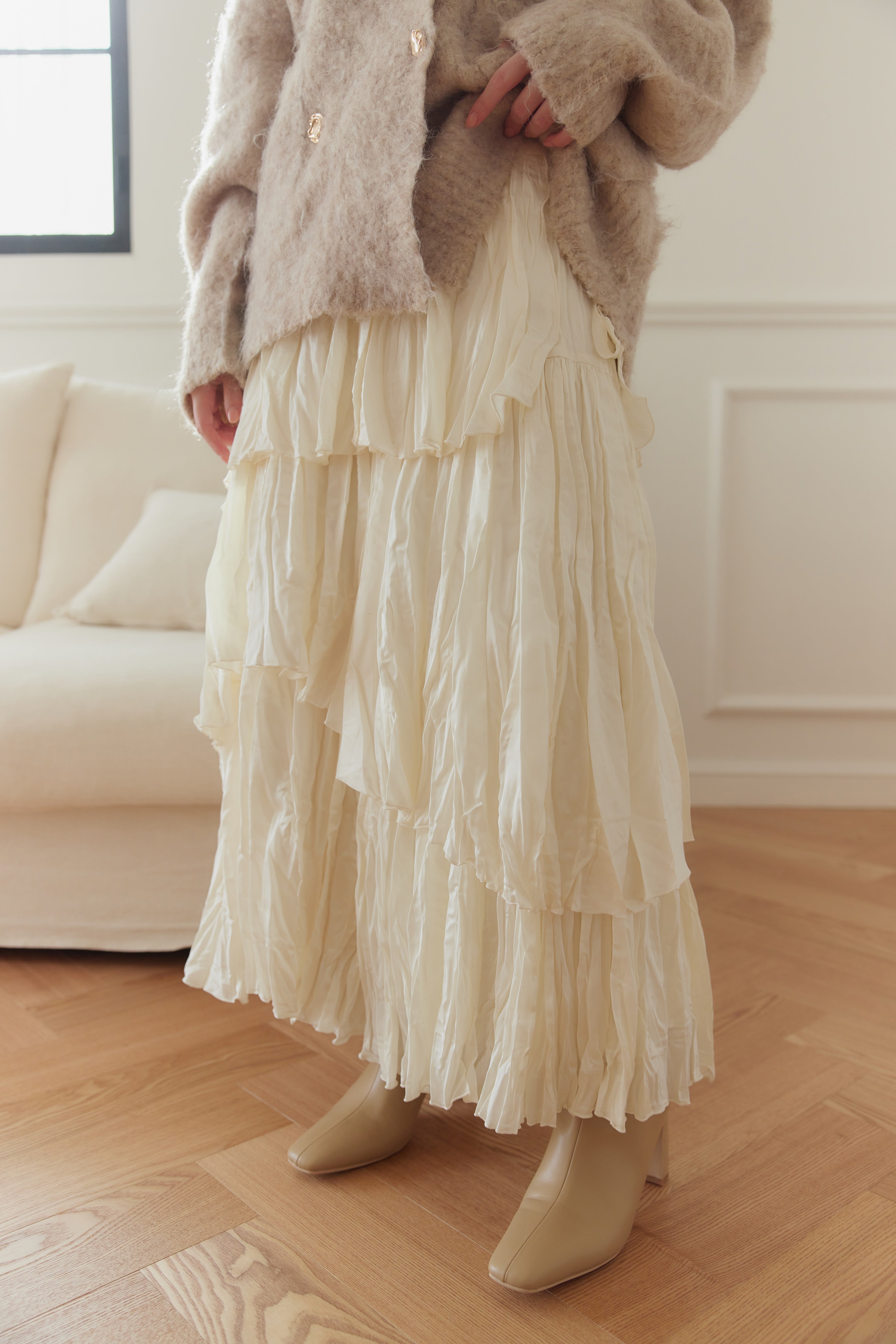 【新品未使用】 poláuraドレープセミフレアスカート ドレープセミフレアスカート – poláura OFFICIAL ONLINE STORE