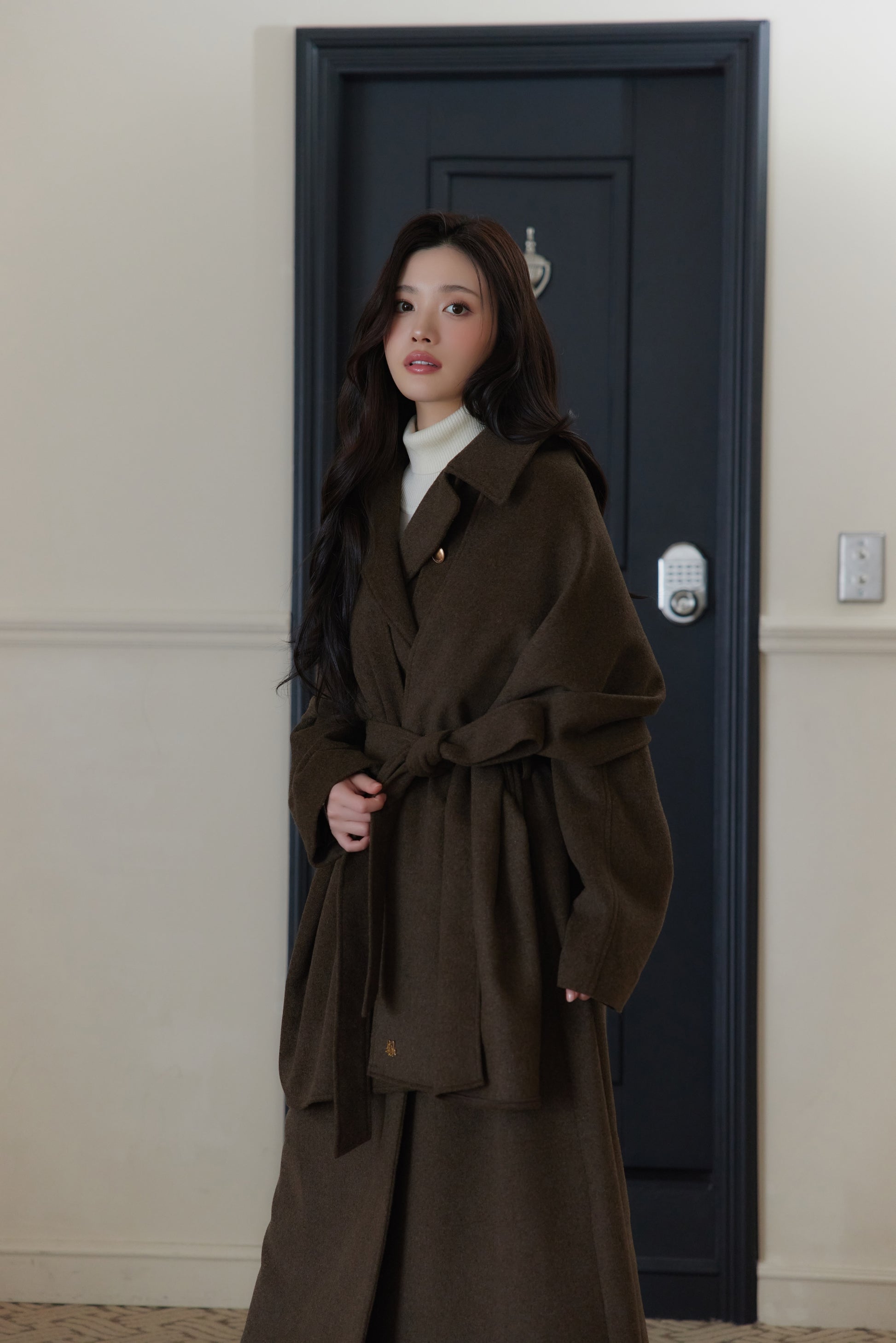モデル身長：164cm カラー：brown