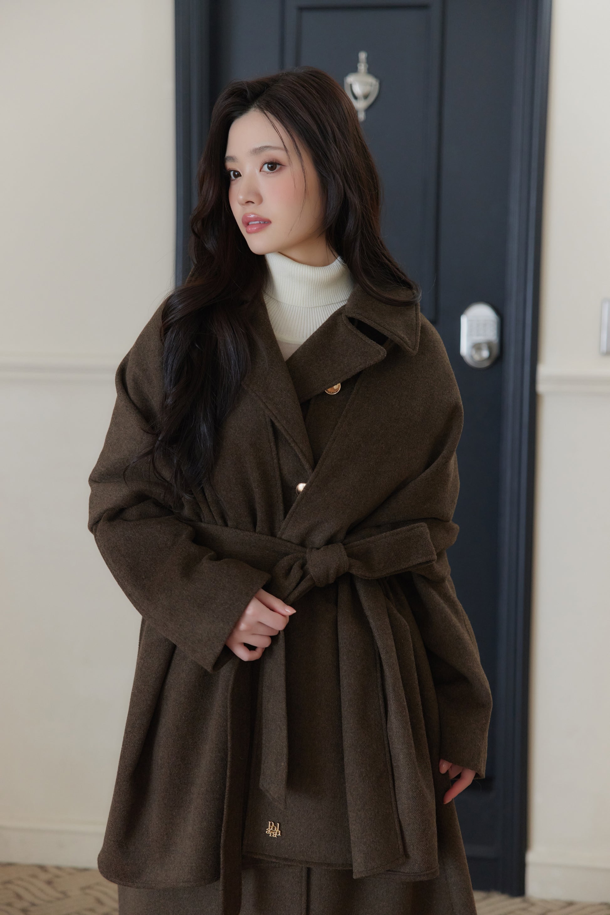 モデル身長：164cm カラー：brown