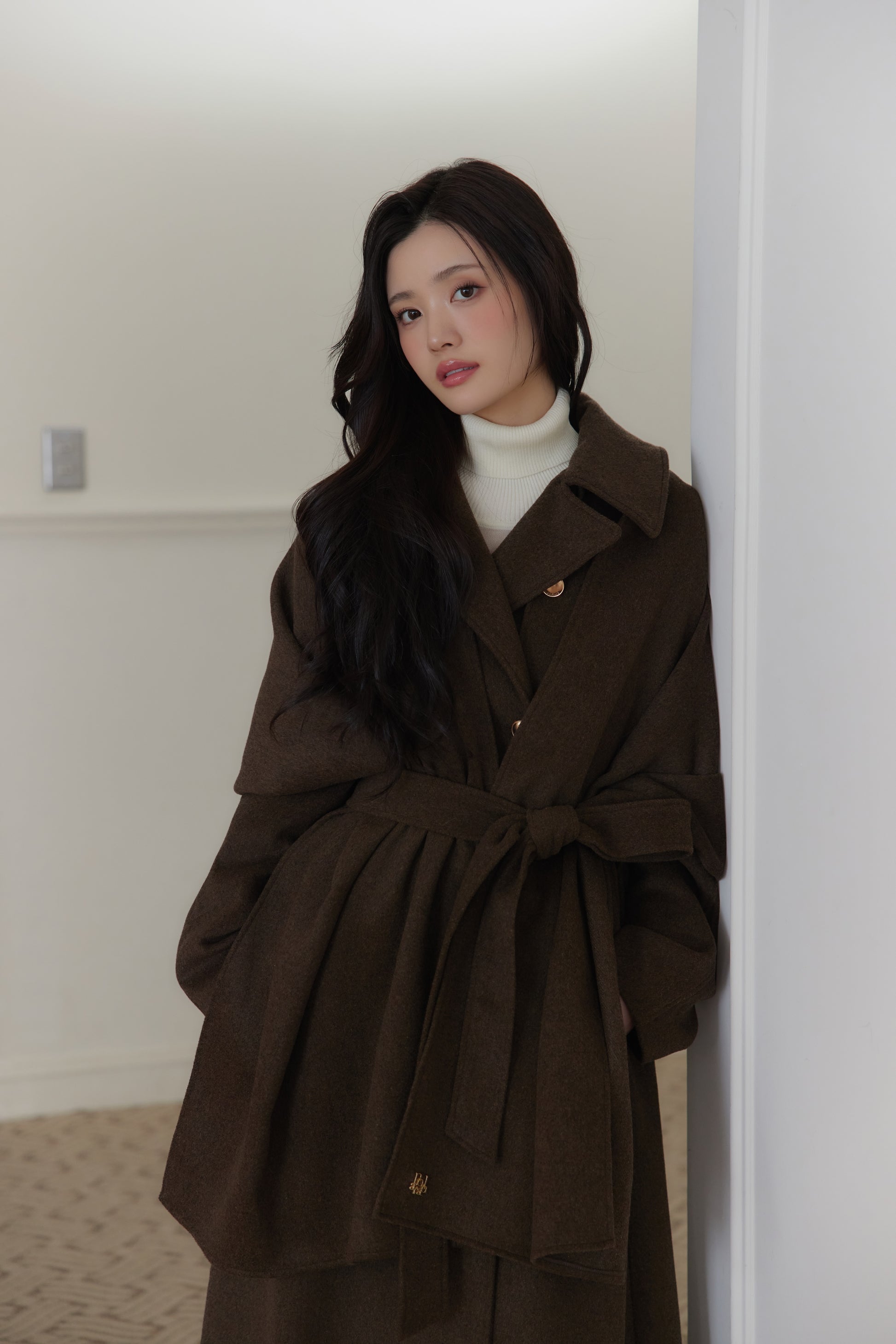モデル身長：164cm カラー：brown