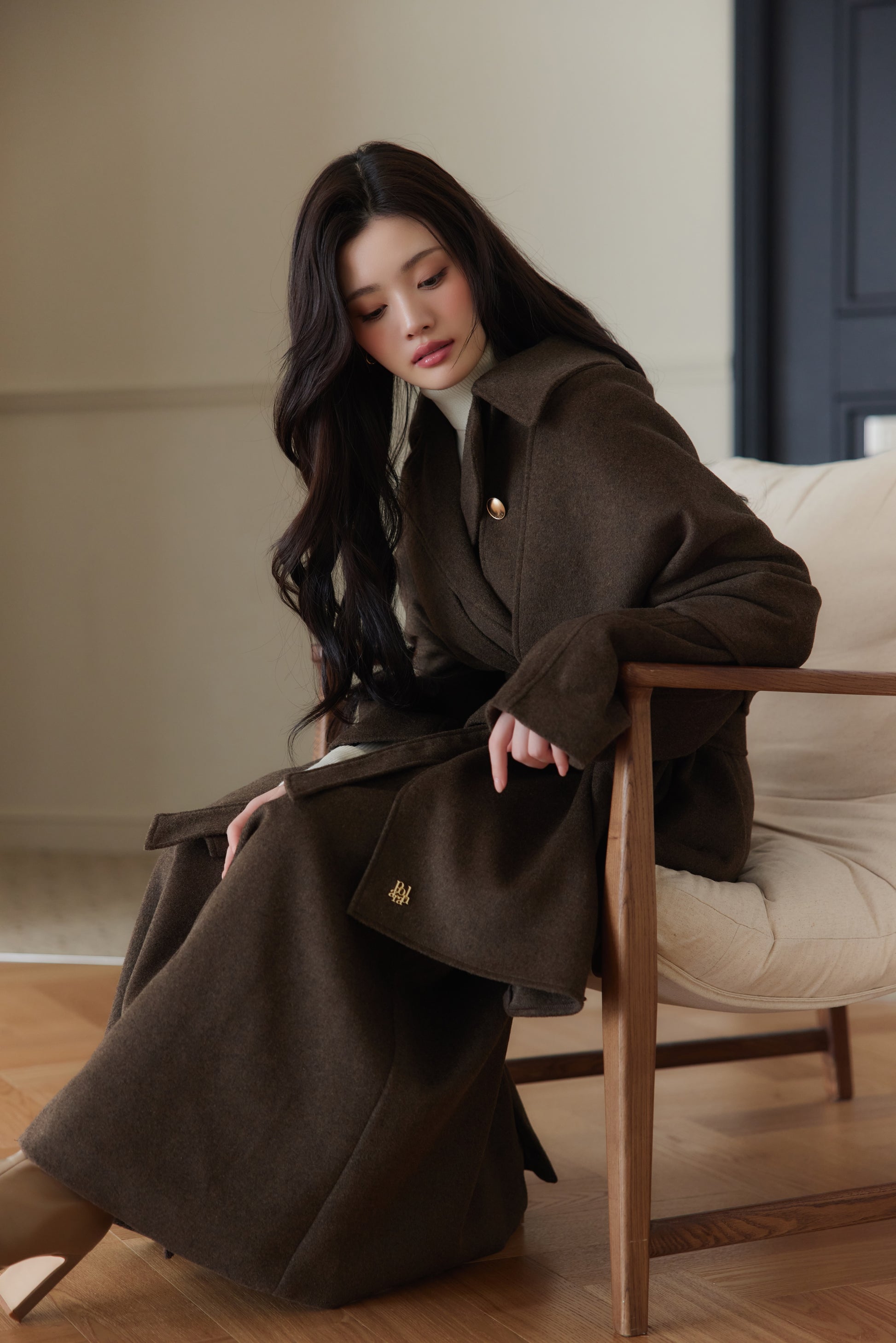 モデル身長：164cm カラー：brown