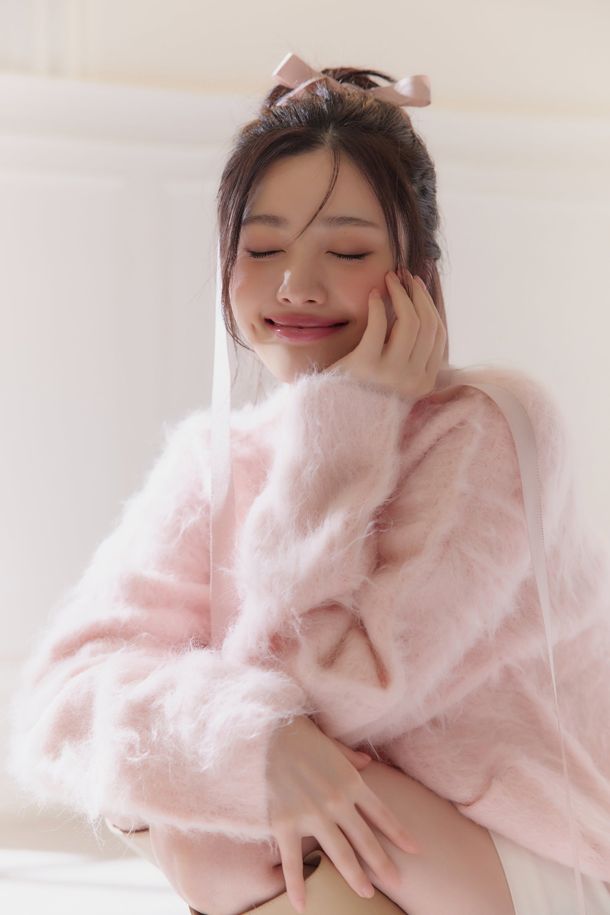 モデル身長：164cm カラー：pink
