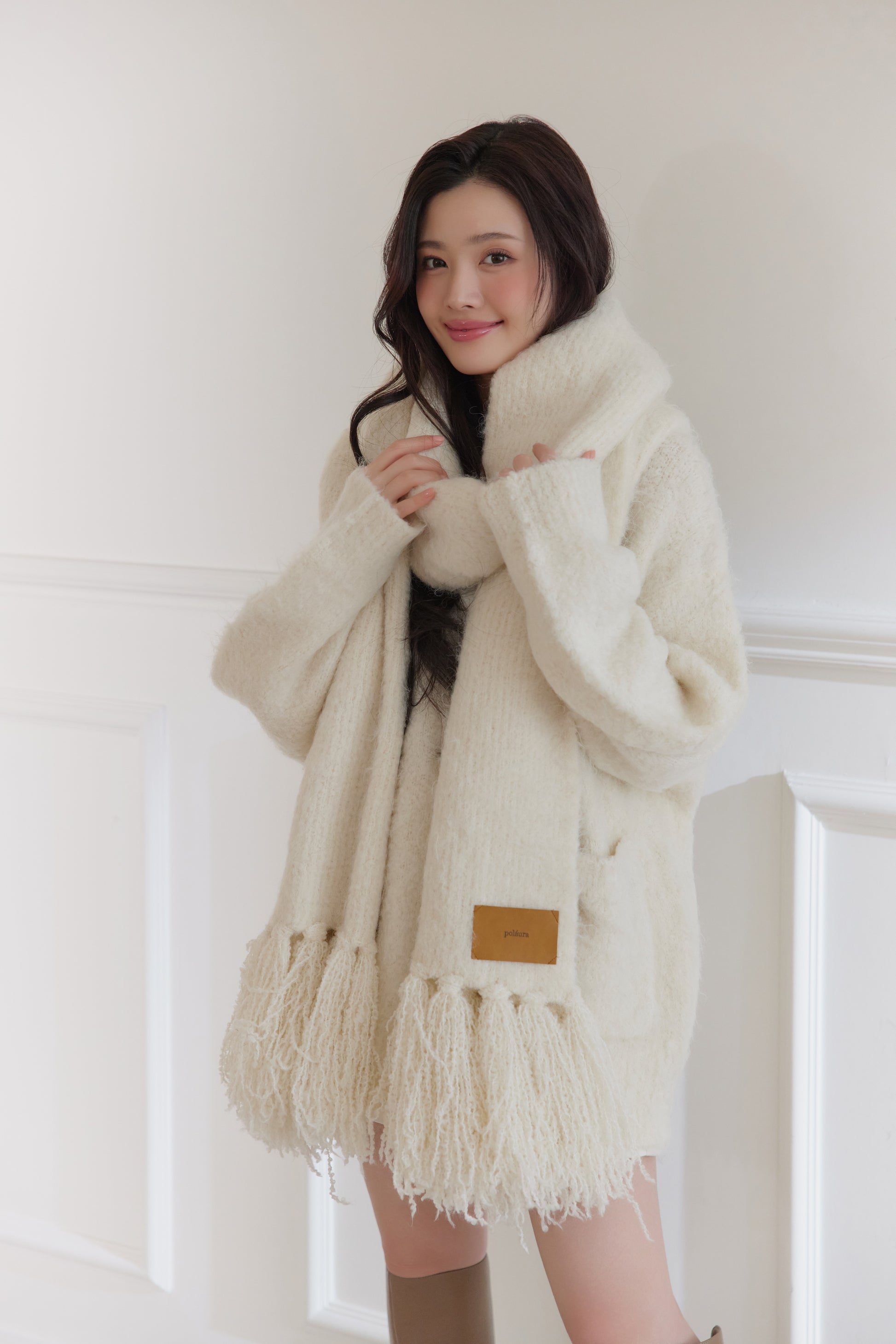 モデル身長：164cm カラー：white