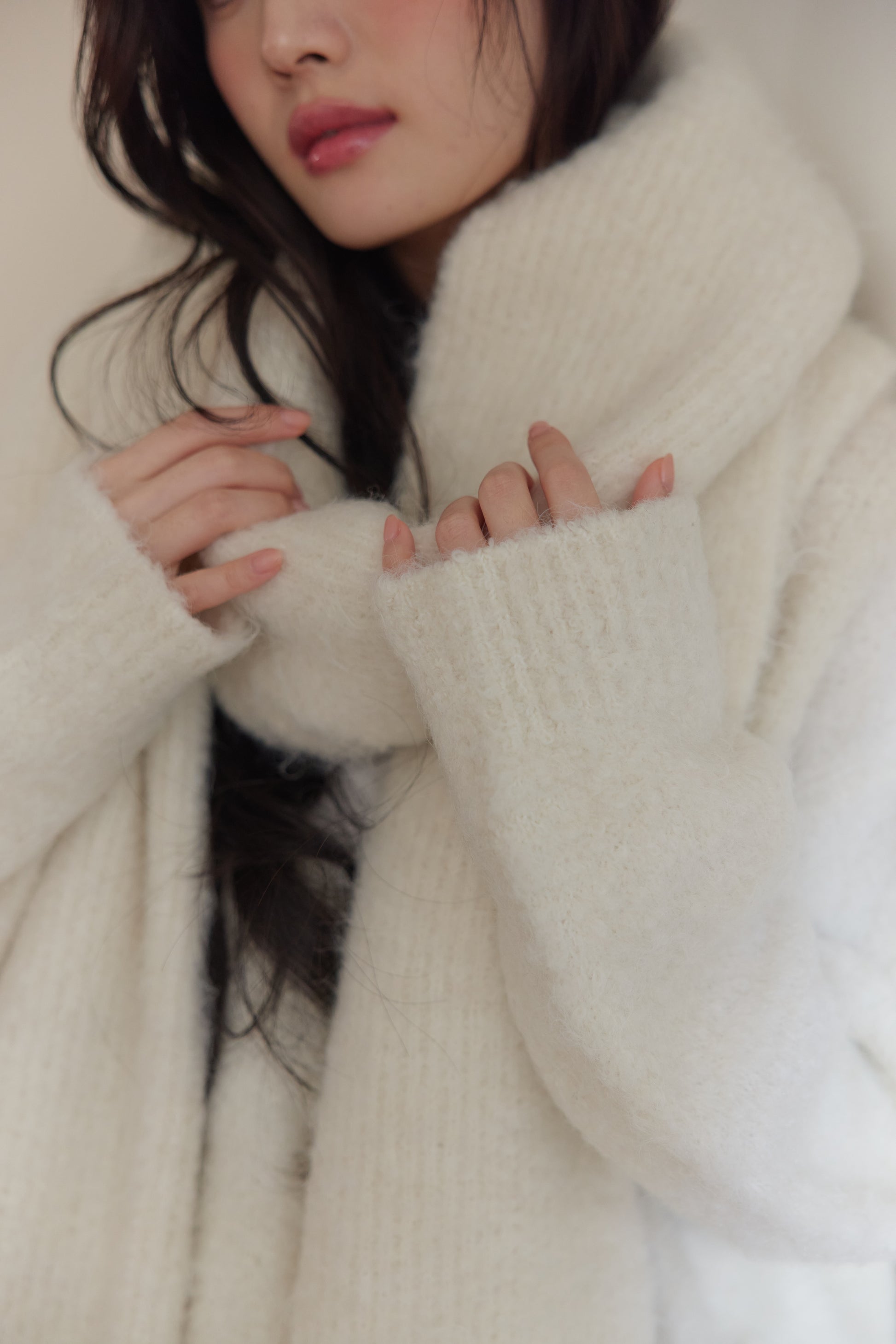 モデル身長：164cm カラー：white