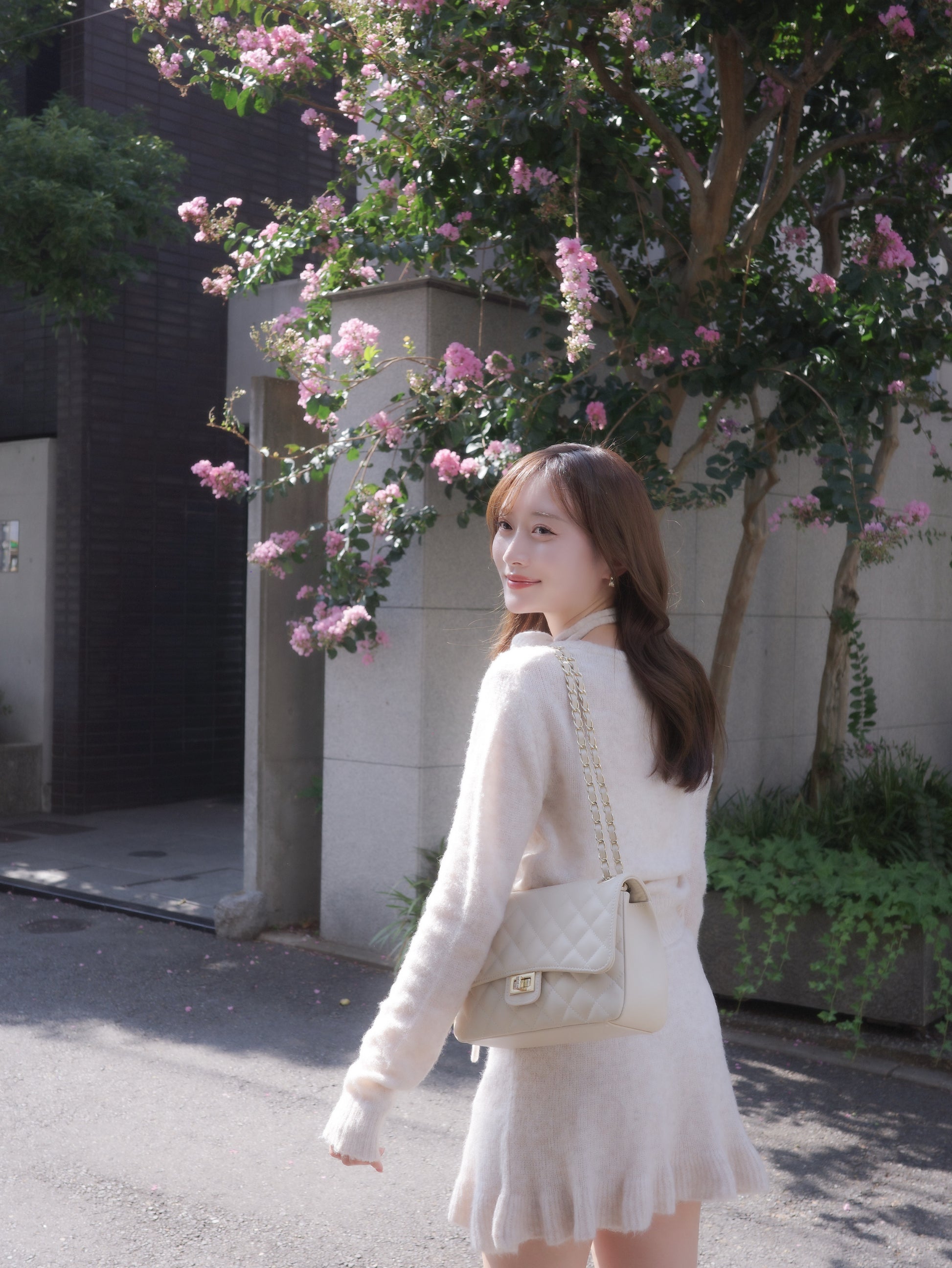 モデル身長：166cm ,サイズ：free, カラー：ivory