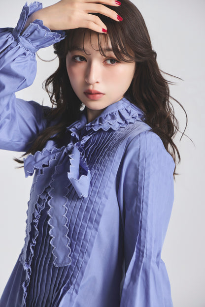 モデル身長：161cm 【トップス】カラー：blue