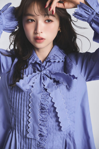 モデル身長：161cm 【トップス】カラー：blue