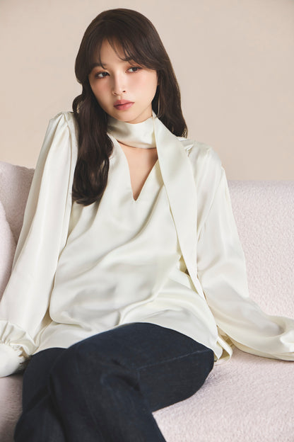 モデル身長：161cm 【トップス】カラー：off white