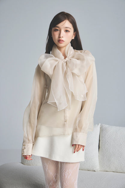 モデル身長：161cm 【トップス】カラー：pink beige 【ボトムス】カラー：off white サイズ：SS