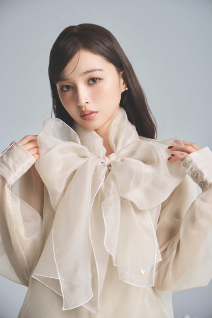 モデル身長：161cm 【トップス】カラー：pink beige