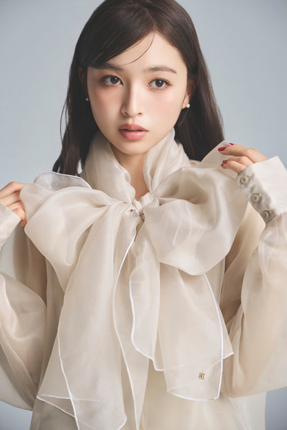 モデル身長：161cm 【トップス】カラー：pink beige