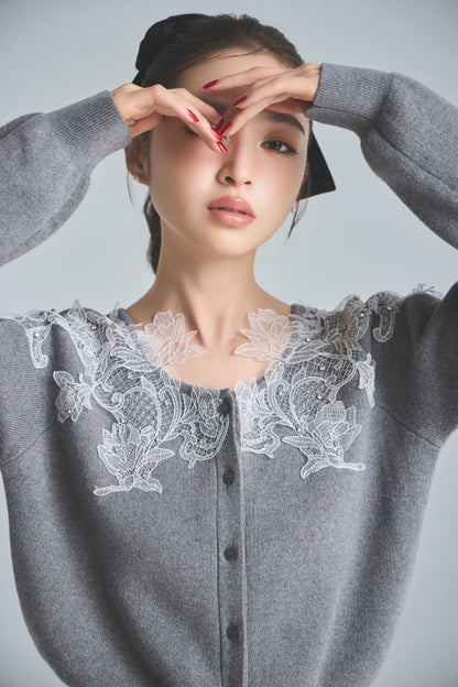 モデル身長：161cm 【トップス】カラー：grey