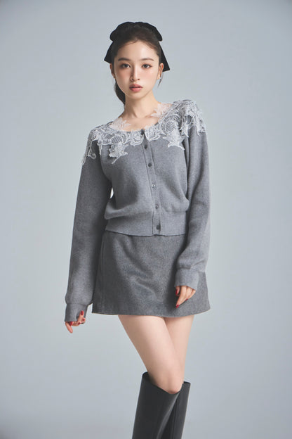 モデル身長：161cm 【トップス】カラー：grey 【ボトムス】カラー：grey サイズ：SS