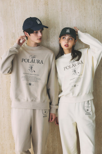 レディースモデル身長：172cm サイズ：レディース M カラー：ivory
メンズモデル身長：180cm サイズ：メンズL カラー：mocha
