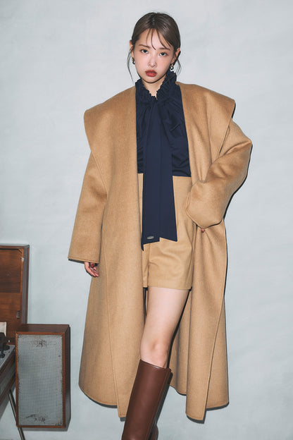 モデル身長：172cm サイズ：M カラー：camel