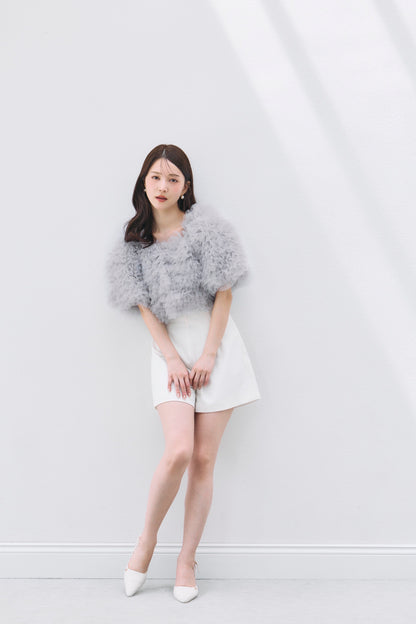 着用モデル：160cm カラー：light grey