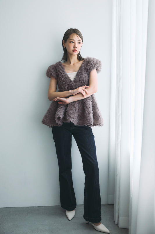 モデル身長：160cm　サイズ：MT　カラー：navy