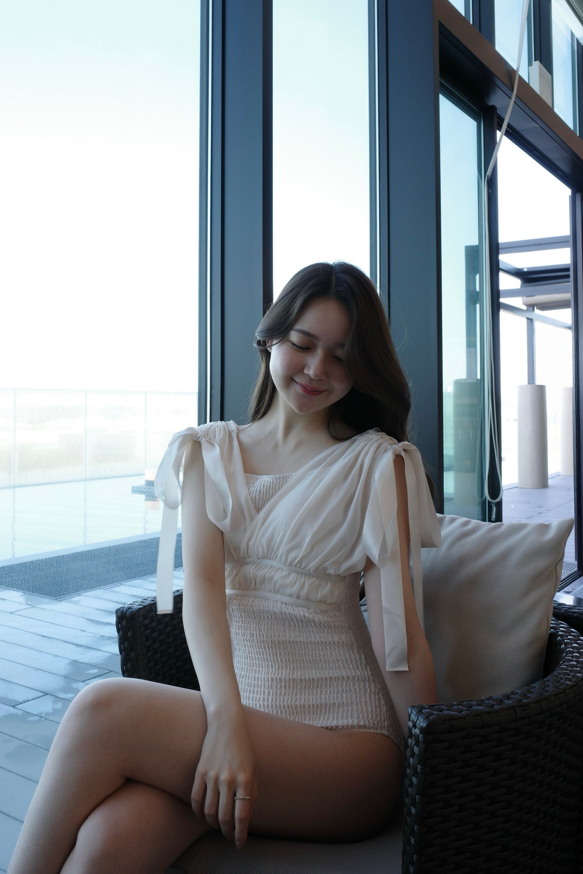 167cm white
