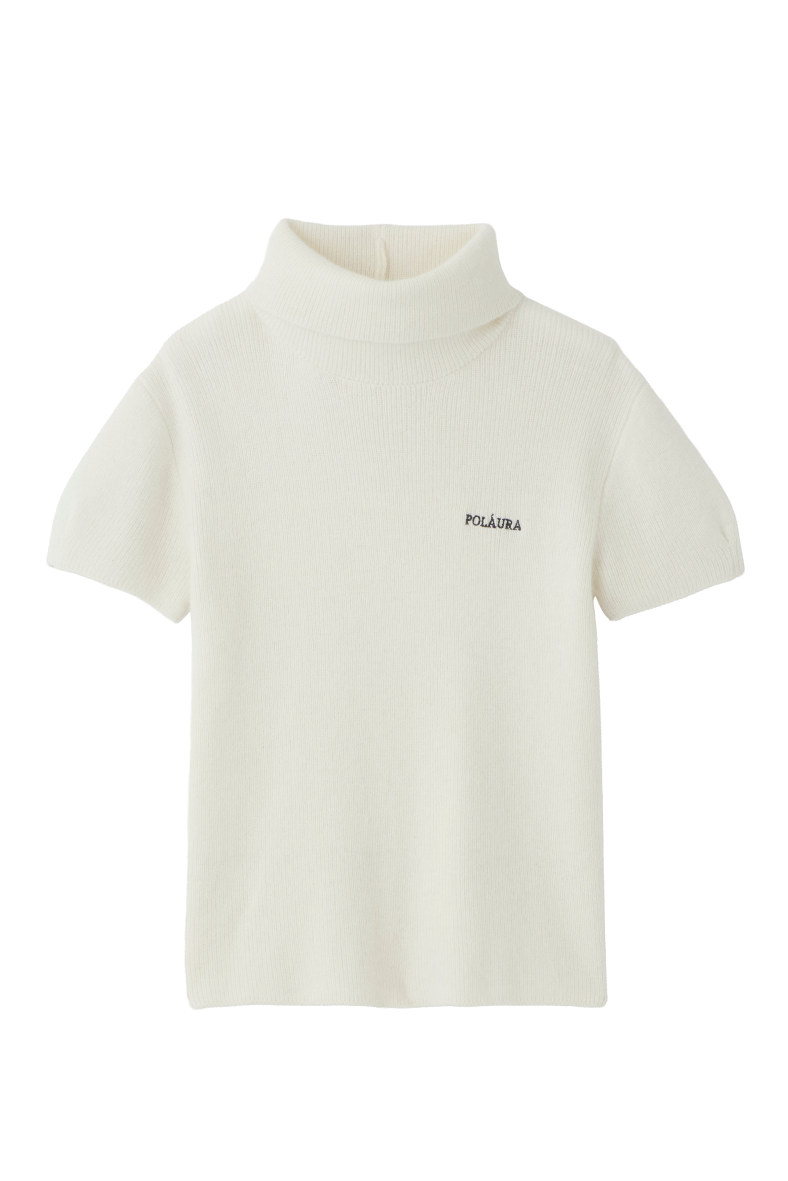 poláura ソフトニットロゴハーフスリーブトップ ソフトニットロゴハーフスリーブトップ – poláura OFFICIAL ONLINE STORE