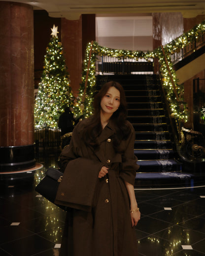 モデル身長：171cm カラー：brown