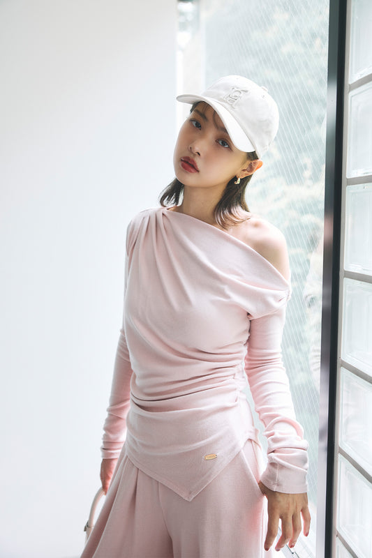 モデル身長：172cm サイズ：FREE カラー：pink