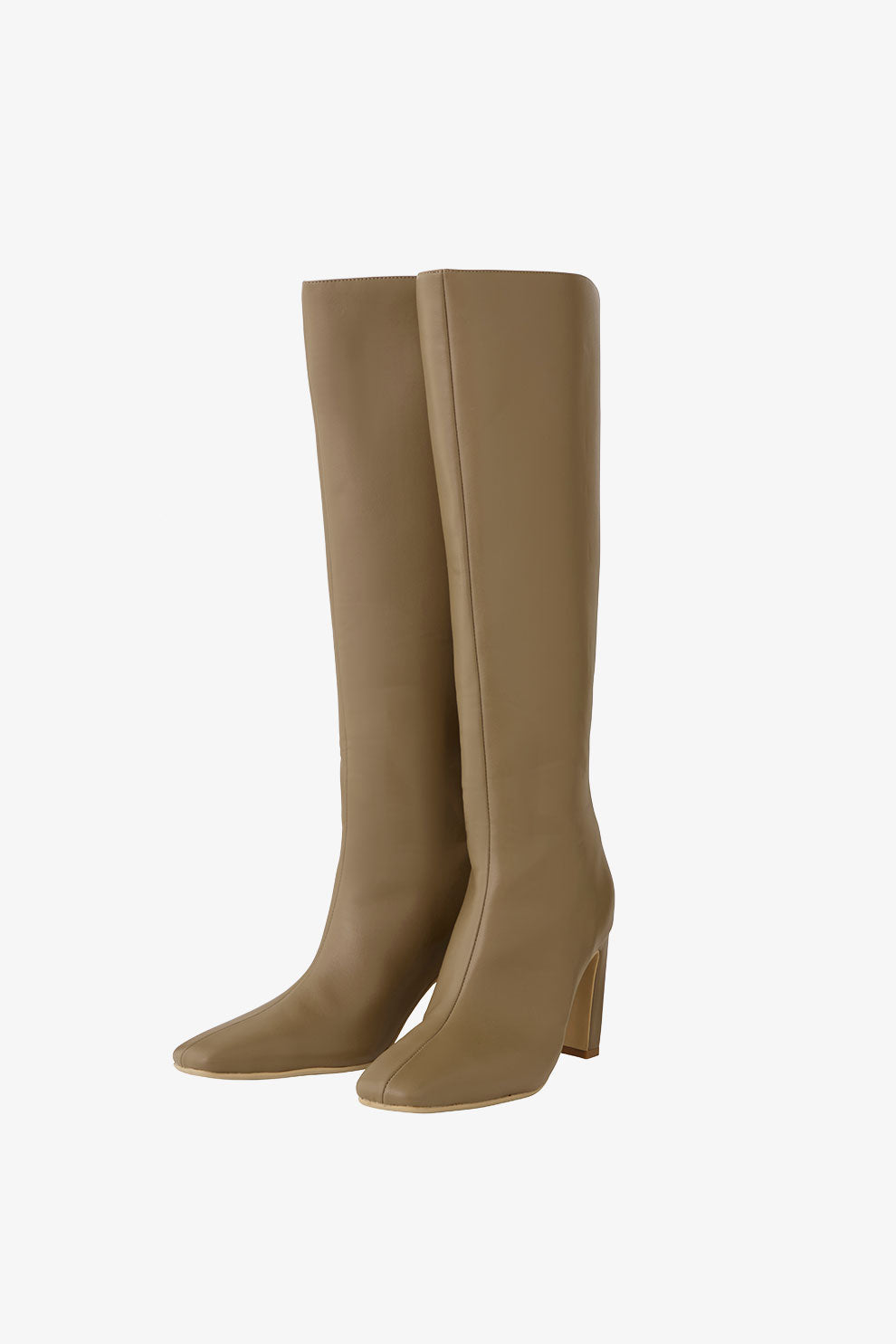poláura ロゴジップスクエアトゥ ロングブーツ ロゴジップスクエアトゥロングブーツ – poláura OFFICIAL ONLINE