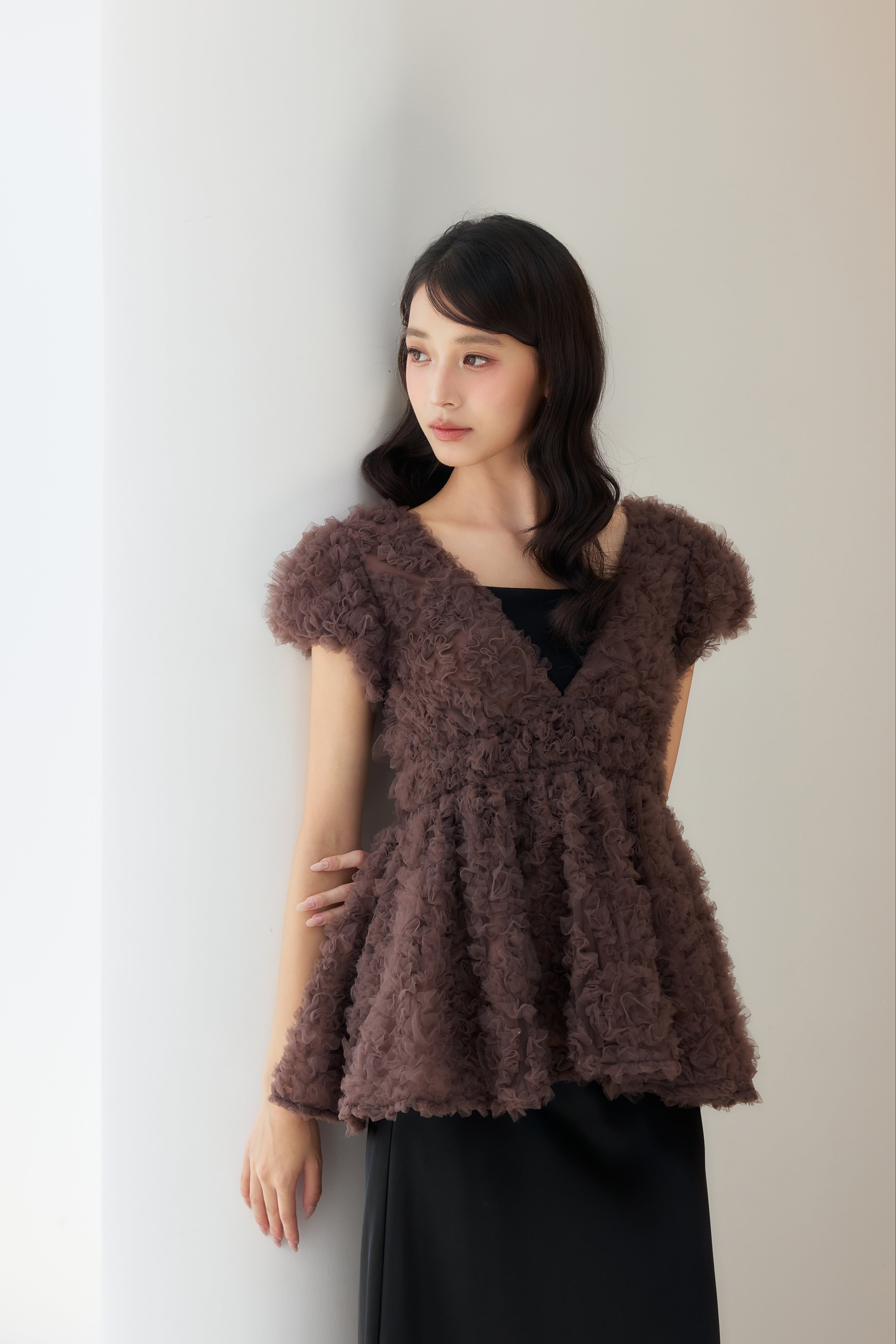 フラワーぺプラムバックリボンチュニック – poláura OFFICIAL ONLINE STORE