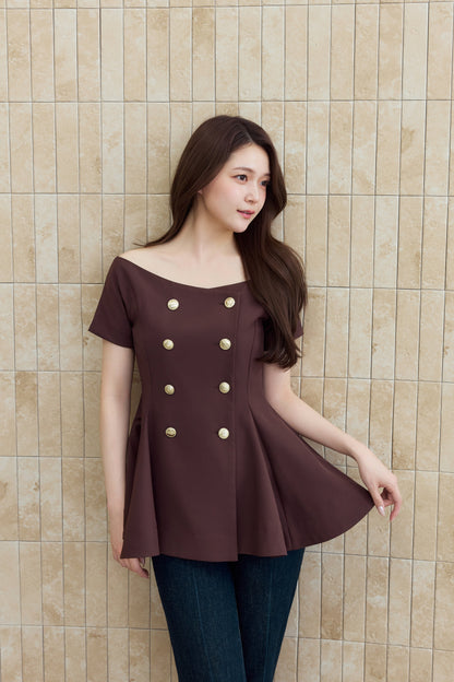 着用モデル：167cm カラー：brown