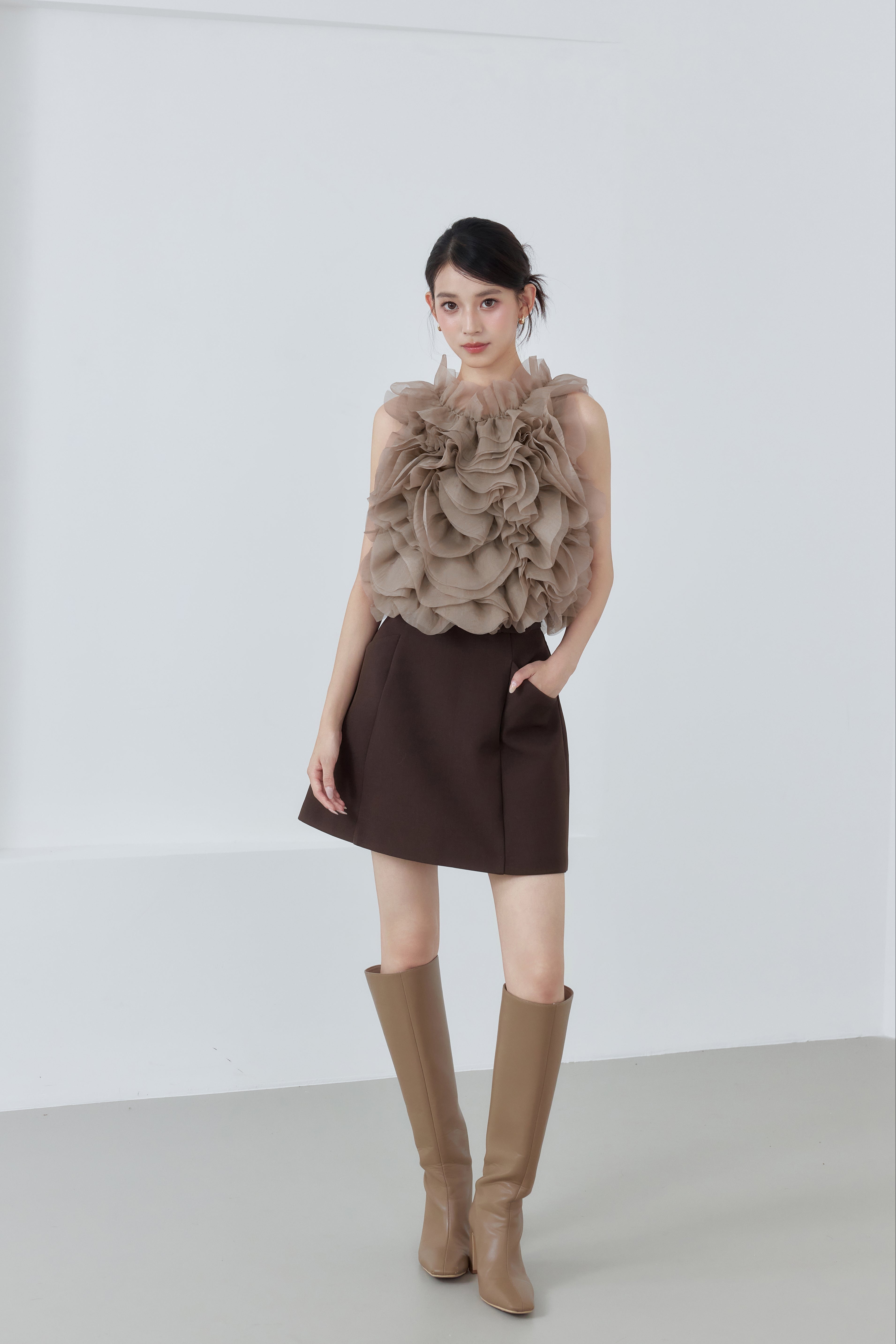 ローズペタルフリルトップス – poláura OFFICIAL ONLINE STORE
