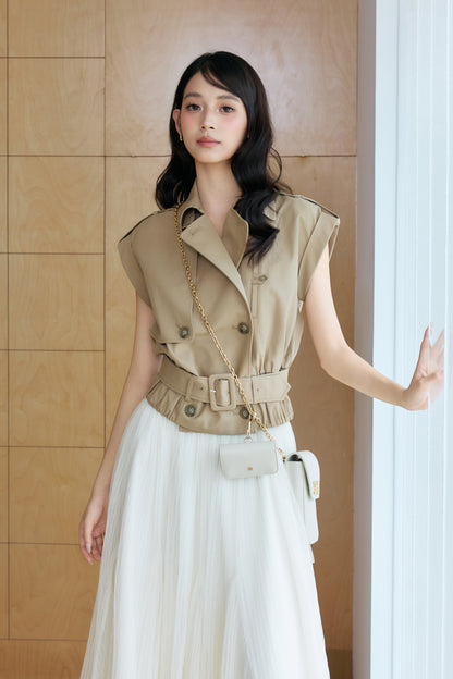 着用モデル：170cm 【トップス】カラー：beige 【ボトムス】カラー：off white サイズ：SM