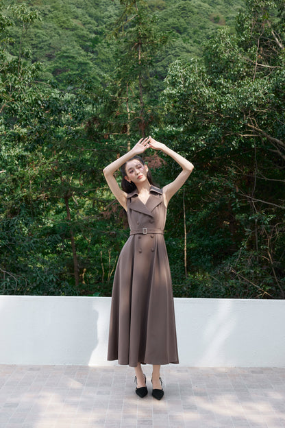 着用モデル：170cm カラー：brown サイズ：MM