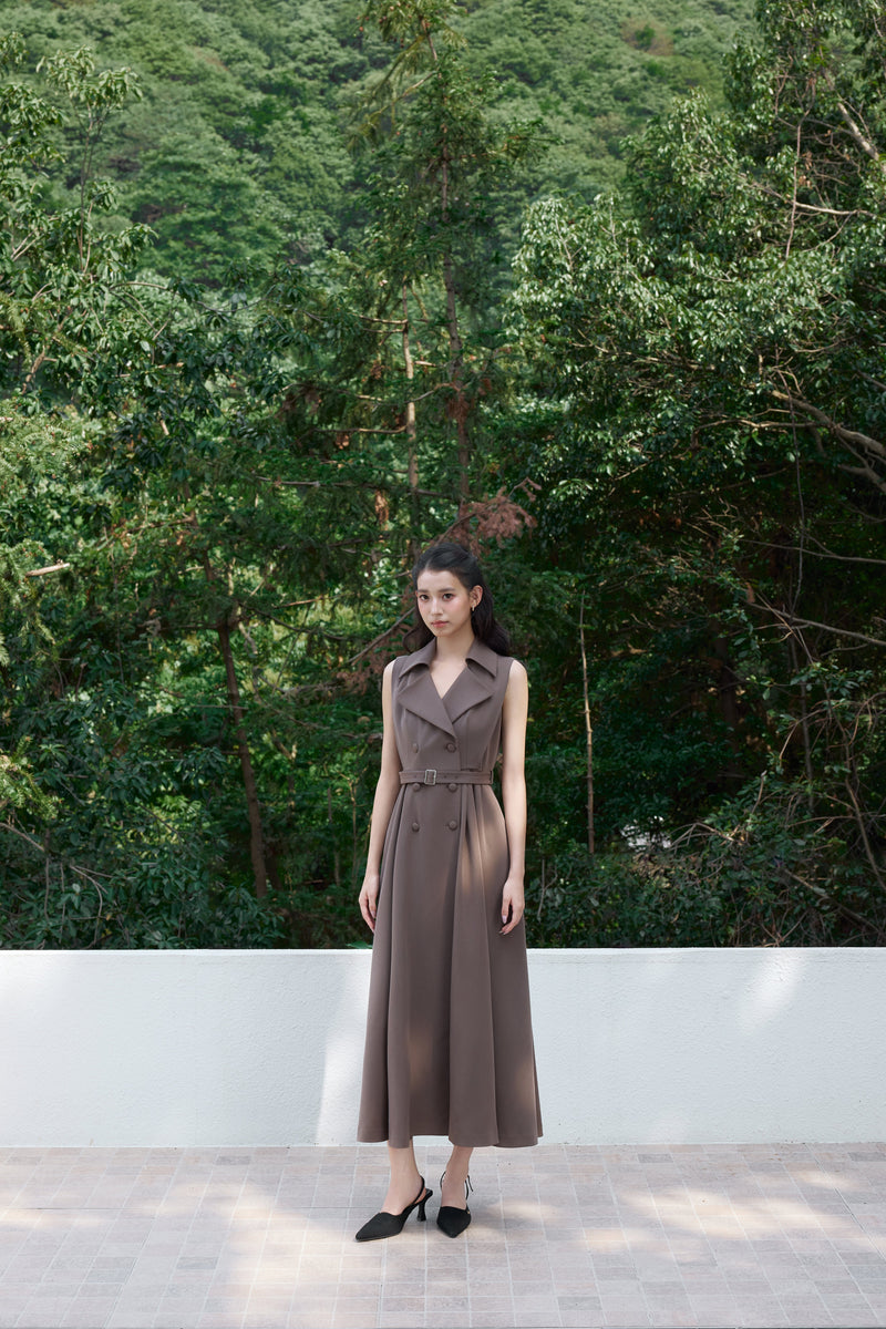 着用モデル：170cm カラー：brown